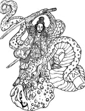 Load image into Gallery viewer, Black Samurai Coloring Book - KamonSherriff