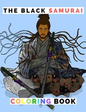 Load image into Gallery viewer, Black Samurai Coloring Book - KamonSherriff