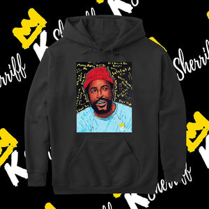 Marvin Gaye Hooded Sweatshirt - KamonSherriff