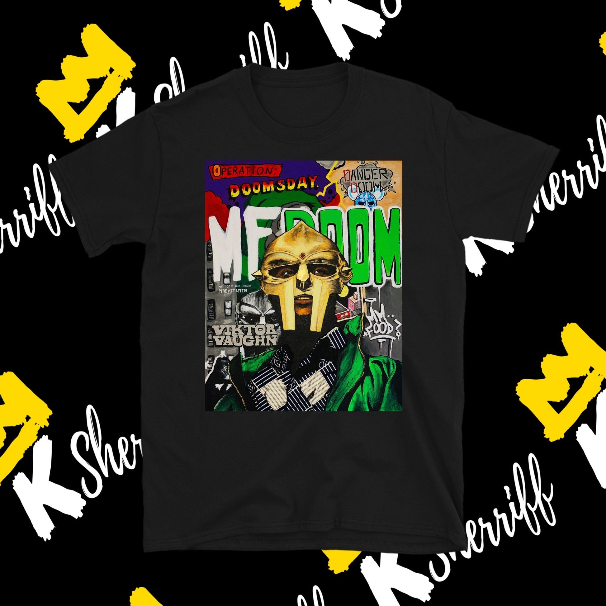 "MF DOOM" T - Shirt - KamonSherriff