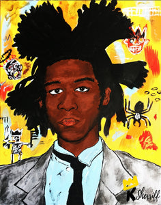 Original Art Print - "Basquiat" - KamonSherriff