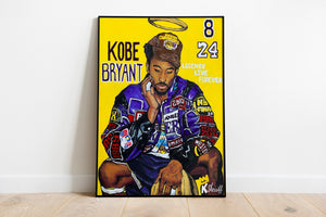 Original Art Print - "Kobe Bryant" - KamonSherriff