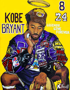 Original Art Print - "Kobe Bryant" - KamonSherriff