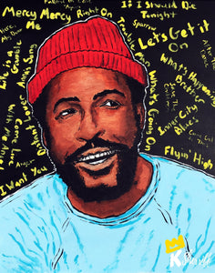 Original Art Print - "Marvin Gaye" - KamonSherriff