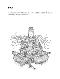 Black Samurai Coloring Book