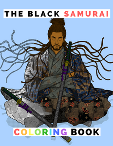 Black Samurai Coloring Book
