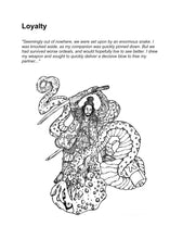 Load image into Gallery viewer, Black Samurai Coloring Book
